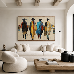 Confident Figures – Figurative Wall Art