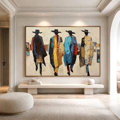 Confident Figures – Figurative Wall Art