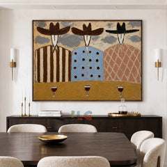 Gathered Reflections – Figurative Wall Art