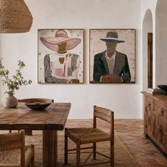 Hidden Elegance – Modern Couple Figurative Wall Art