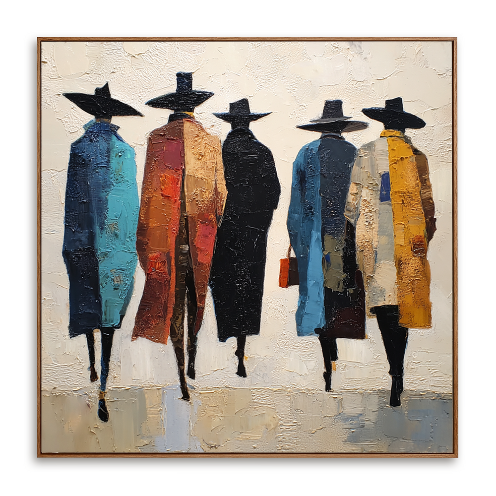 Midnight Passage – Figurative Wall Art hand-painted wall art