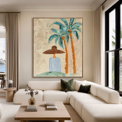 Palm Shade Moment – Coastal Wall Art
