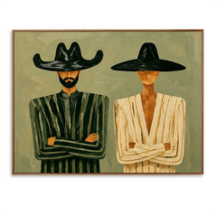 Silent Covenant – Modern Figurative Wall Art hand-painted wall art