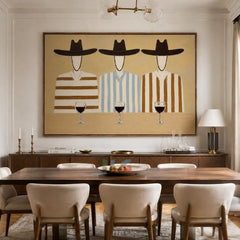 Vintage Gathering – Figurative Wall Art
