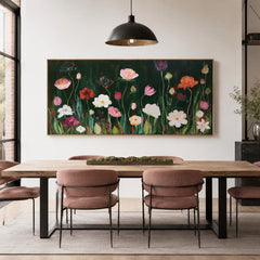 Twilight Wildflower Chorus – Floral Wall Art