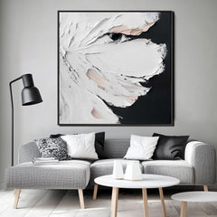 Whispers in the Gaze-Abstract Textured Eye Painting