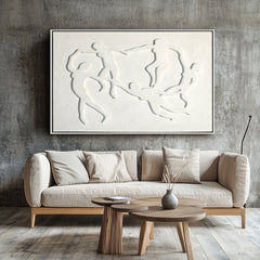 Circle of Harmony – Textured Abstract Wall Art