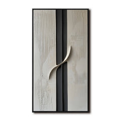 Harmony in Neutral Abstract – Textured Abstract Wall Art