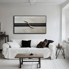 Harmony in Neutral Abstract – Textured Abstract Wall Art