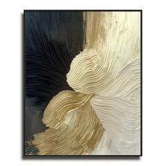 Elegant Swirls – Textured Abstract Wall Art