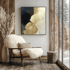 Elegant Swirls – Textured Abstract Wall Art