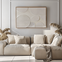 Ethereal Circles:Abstract Circular Painting
