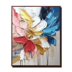 Radiant Blossom-Original Floral Oil Painting