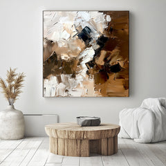 Ethereal Waves – Textured Seascape Oil Painting