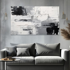 Frosted Glow – Textured Abstract Wall Art