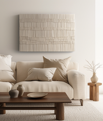 Ocean Breeze Textured Art,Wabi-Sabi Inspired Handmade Wall Art – Textured Seascape Wall Art