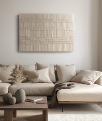 Ocean Breeze Textured Art,Wabi-Sabi Inspired Handmade Wall Art – Textured Seascape Wall Art
