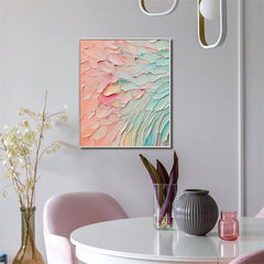Pastel Dreams-Impasto Textured Abstract Wall Art – Textured Abstract Wall Art