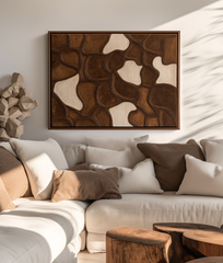 Modern Minimalist Abstract Wall Art: Clean Aesthetic with – Textured Abstract Wall Art