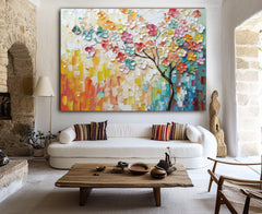 Blooming Essence – Textured Floral Oil Painting