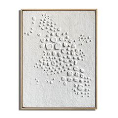 Pebble Flow – Wabi-Sabi Textured Wall Art