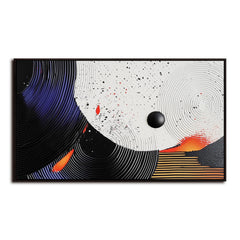 Cosmic Rhythm – Textured Abstract Wall Art