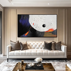 Cosmic Rhythm – Textured Abstract Wall Art