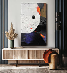 Cosmic Rhythm – Textured Abstract Wall Art