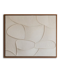 Whispered Forms – Wabi-Sabi Textured Abstract Wall Art