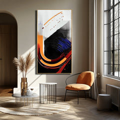 Vivid Currents – Textured Abstract Wall Art