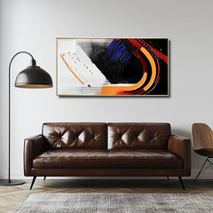 Vivid Currents – Textured Abstract Wall Art