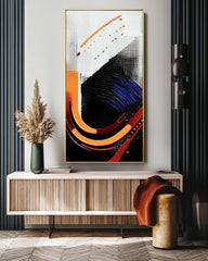 Vivid Currents – Textured Abstract Wall Art