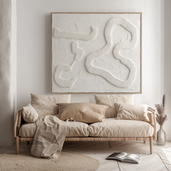 Flow State – Wabi-Sabi Textured Abstract Wall Art