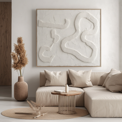 Flow State – Wabi-Sabi Textured Abstract Wall Art