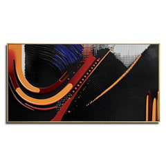 Fragmented Harmony – Textured Abstract Wall Art