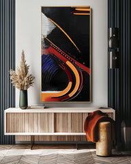 Fragmented Harmony – Textured Abstract Wall Art