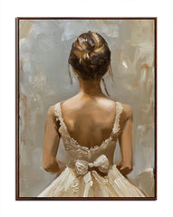 Graceful Reverie – Figurative Oil Painting