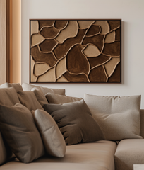 Stone Mosaic – Textured Geometric Wall Art