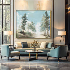 Open Woodland Path – Landscape Wall Art