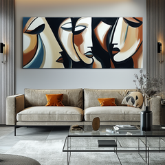 Echoes of Thought-Abstract Multi – Figurative Wall Art