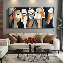 Whispered Conversations-Contemporary Wall Art for Modern Spaces