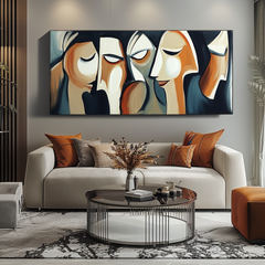 Whispered Conversations-Contemporary Wall Art for Modern Spaces