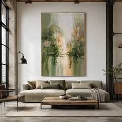 Beyond the Mist – Textured Abstract Wall Art