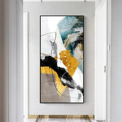 Catching Leaves – Textured Abstract Wall Art