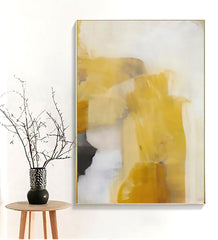 Golden Haze – Abstract Wall Art