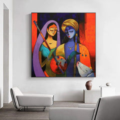 Guardians of the Desert – Landscape Oil Painting