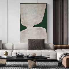 Hourglass – Wabi-Sabi Textured Wall Art