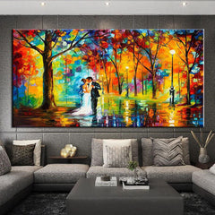 Just Married – Landscape Oil Painting