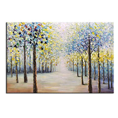 Path of the Blossoming Trees – Landscape Oil Painting