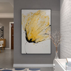 Pollen – Textured Floral Oil Painting